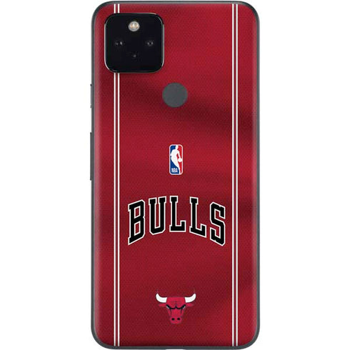 NBA Chicago Bulls Jersey Google Pixel 5a Skin